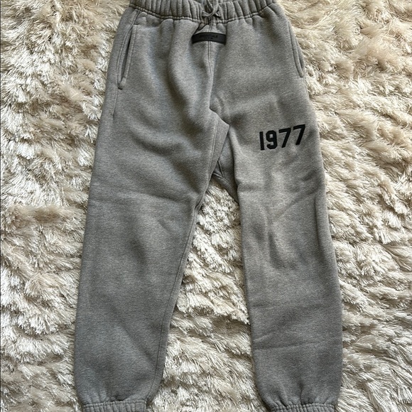 Gray Kids Jogger Pants - Picture 1 of 4